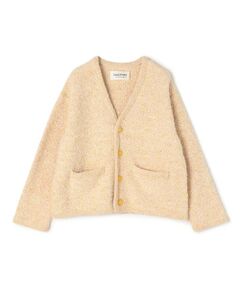 セール】 モチーフクロシェット ハーフスリーブカーディガン
