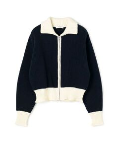 TOMORROWLAND / トゥモローランド カーディガン・ボレロ | ハイブリッドコットン ジップアップブルゾン