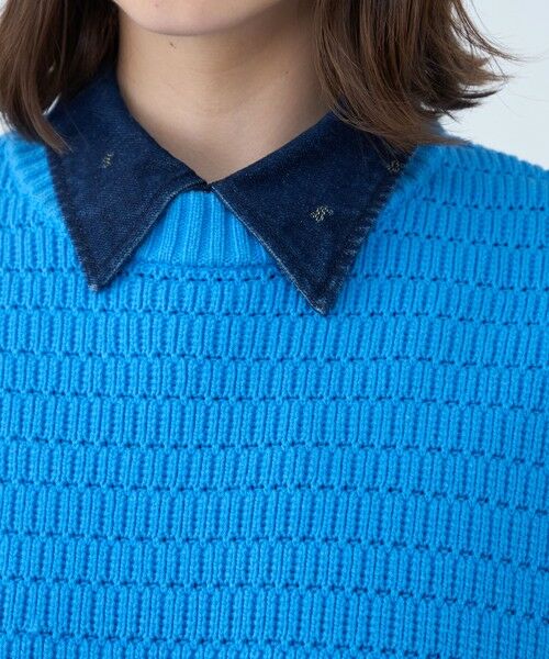 TOMORROWLAND / トゥモローランド ベスト | ハイブリッドコットン クルーネックベスト | 詳細5