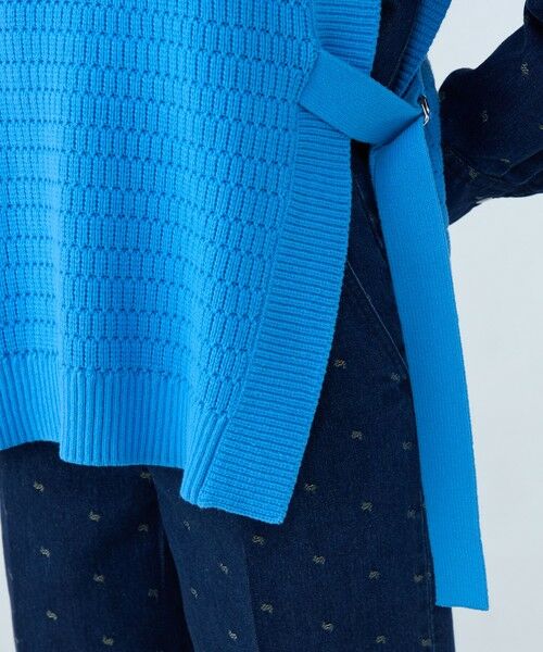 TOMORROWLAND / トゥモローランド ベスト | ハイブリッドコットン クルーネックベスト | 詳細7