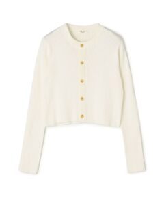 TOMORROWLAND / トゥモローランド カーディガン・ボレロ | コットンリブ クルーネックカーディガン