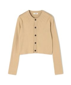 TOMORROWLAND / トゥモローランド カーディガン・ボレロ | コットンリブ クルーネックカーディガン