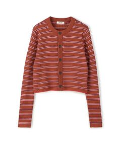 TOMORROWLAND / トゥモローランド カーディガン・ボレロ | コットンリブ クルーネックカーディガン