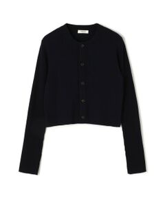 TOMORROWLAND / トゥモローランド カーディガン・ボレロ | コットンリブ クルーネックカーディガン