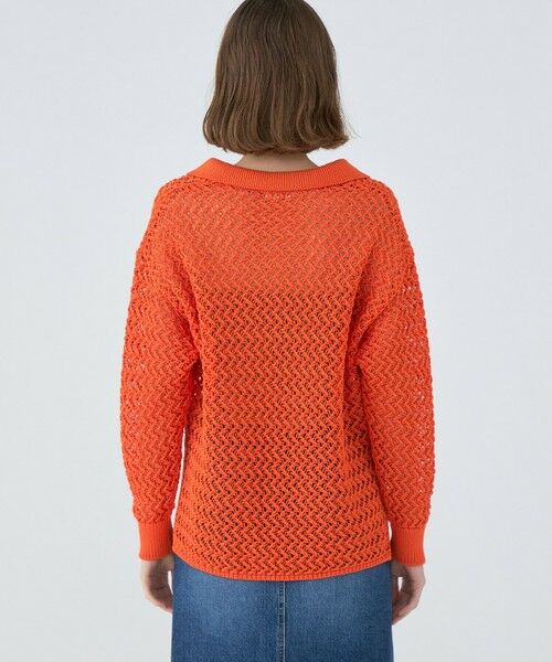 TOMORROWLAND / トゥモローランド ニット・セーター | メッシュコットン スキッパープルオーバー | 詳細4