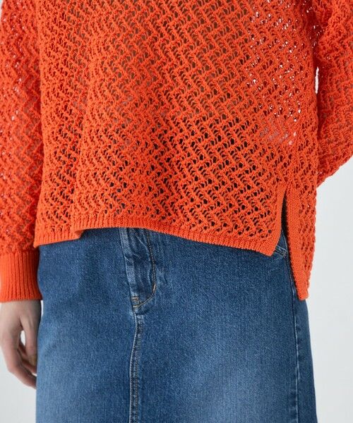 TOMORROWLAND / トゥモローランド ニット・セーター | メッシュコットン スキッパープルオーバー | 詳細7