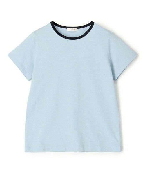 TOMORROWLAND/トゥモローランド 【WEB限定・先行予約】コットンジャージー トリムTシャツ 64 ブルー系 S(9号) TOMORROWLAND/トゥモローランド 【WEB限定・先行予約】コットンジャージー トリムTシャツ 64 ブルー系 S(9号)