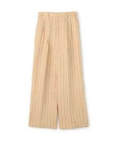 TOMORROWLAND / トゥモローランド その他パンツ | ダブルカバーリネン タックワイドパンツ