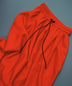 TOMORROWLAND / トゥモローランド ロング・マキシ丈スカート | 【WEB限定】クレープサテン ギャザーロングスカート