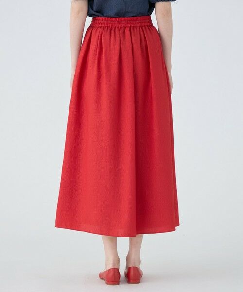 TOMORROWLAND / トゥモローランド ロング・マキシ丈スカート | 【WEB限定】クレープサテン ギャザーロングスカート | 詳細4