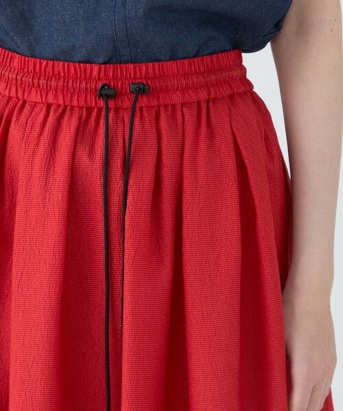 TOMORROWLAND / トゥモローランド ロング・マキシ丈スカート | 【WEB限定】クレープサテン ギャザーロングスカート | 詳細5