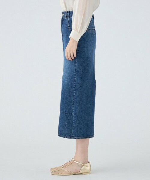 TOMORROWLAND / トゥモローランド デニムスカート | コットンデニム Iラインロングスカート | 詳細3