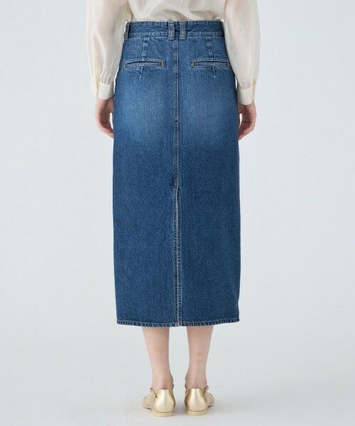 TOMORROWLAND / トゥモローランド デニムスカート | コットンデニム Iラインロングスカート | 詳細4