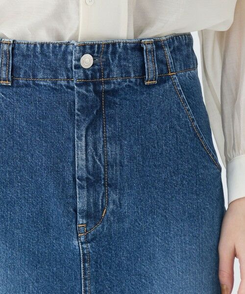 TOMORROWLAND / トゥモローランド デニムスカート | コットンデニム Iラインロングスカート | 詳細5