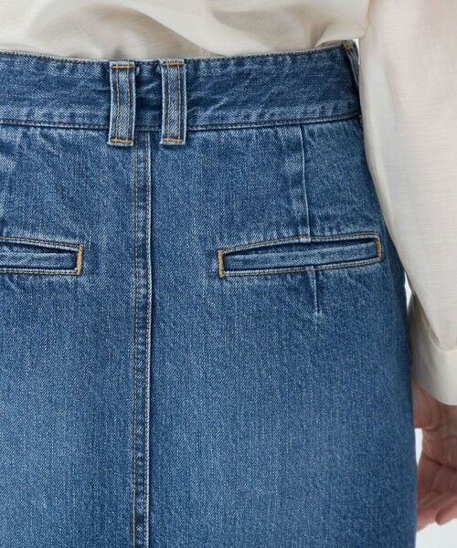 TOMORROWLAND / トゥモローランド デニムスカート | コットンデニム Iラインロングスカート | 詳細6