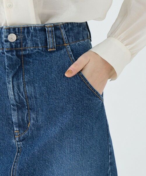 TOMORROWLAND / トゥモローランド デニムスカート | コットンデニム Iラインロングスカート | 詳細7