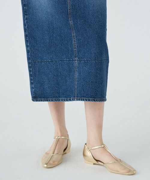 TOMORROWLAND / トゥモローランド デニムスカート | コットンデニム Iラインロングスカート | 詳細8