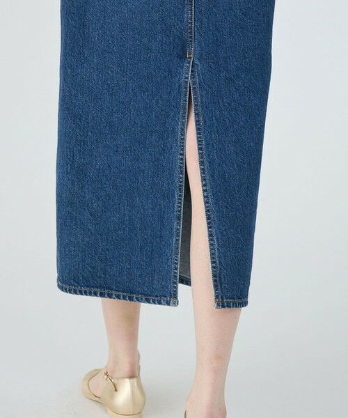 TOMORROWLAND / トゥモローランド デニムスカート | コットンデニム Iラインロングスカート | 詳細9