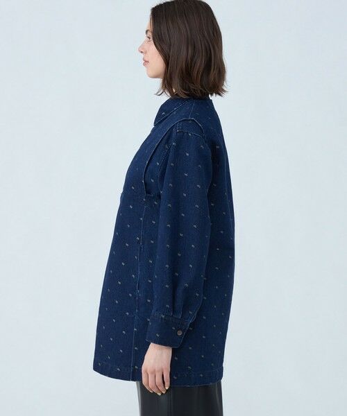 TOMORROWLAND / トゥモローランド ベスト | デニムスパークジャカード Vネックミディジレ | 詳細3