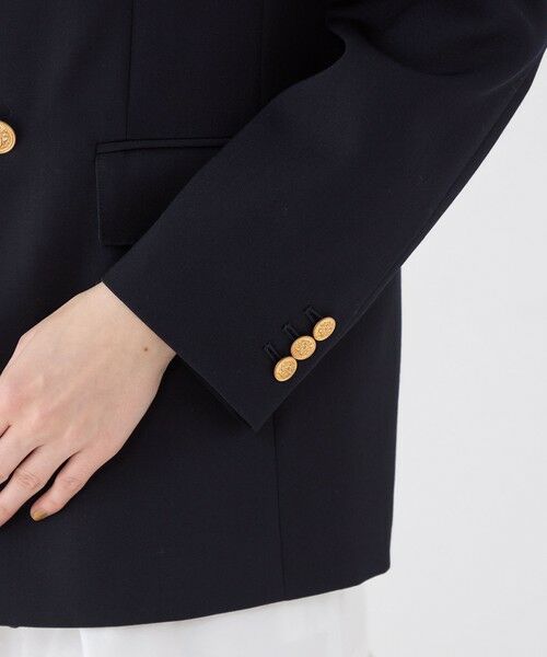 TOMORROWLAND / トゥモローランド テーラードジャケット | 【WEB限定】ウールギャバジン ダブルブレストジャケット | 詳細7