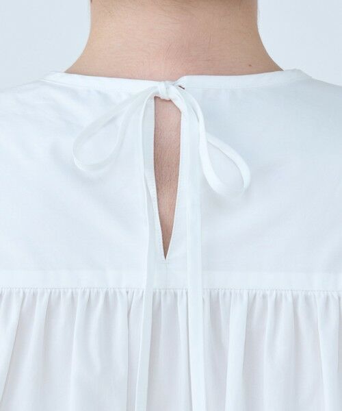 TOMORROWLAND / トゥモローランド シャツ・ブラウス（半袖以外） | ホワイトコンビネーション ラッフルブラウス | 詳細6