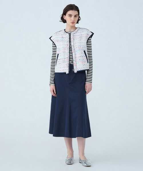 TOMORROWLAND / トゥモローランド デニムスカート | ソワデニム パネルフレアスカート | 詳細1