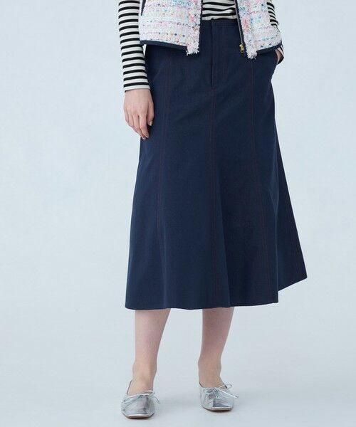 TOMORROWLAND / トゥモローランド デニムスカート | ソワデニム パネルフレアスカート | 詳細2