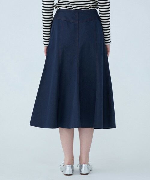 TOMORROWLAND / トゥモローランド デニムスカート | ソワデニム パネルフレアスカート | 詳細4