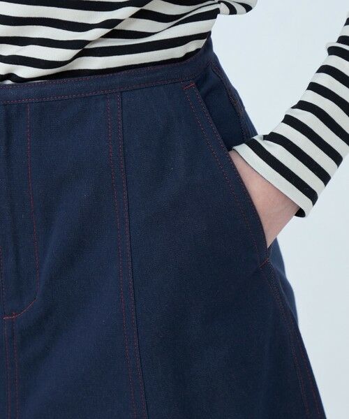 TOMORROWLAND / トゥモローランド デニムスカート | ソワデニム パネルフレアスカート | 詳細7