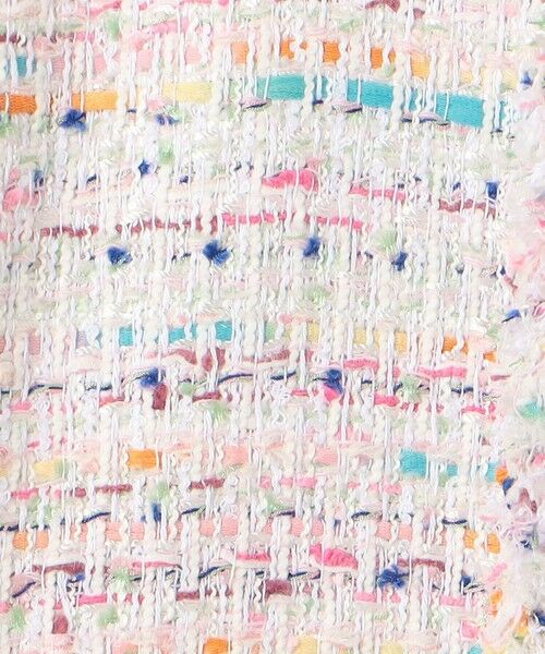 TOMORROWLAND / トゥモローランド ノーカラージャケット | パステルファンシー デニムコンビジャケット | 詳細10