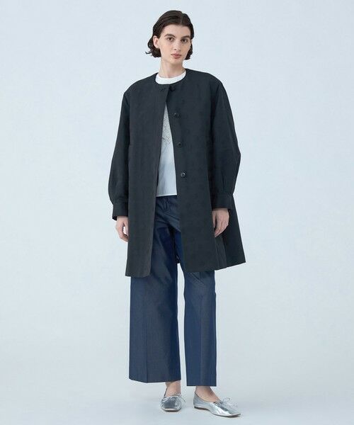 TOMORROWLAND / トゥモローランド その他アウター | ドットグログラン パフノーカラーコート | 詳細1