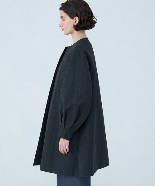 TOMORROWLAND / トゥモローランド その他アウター | ドットグログラン パフノーカラーコート | 詳細3