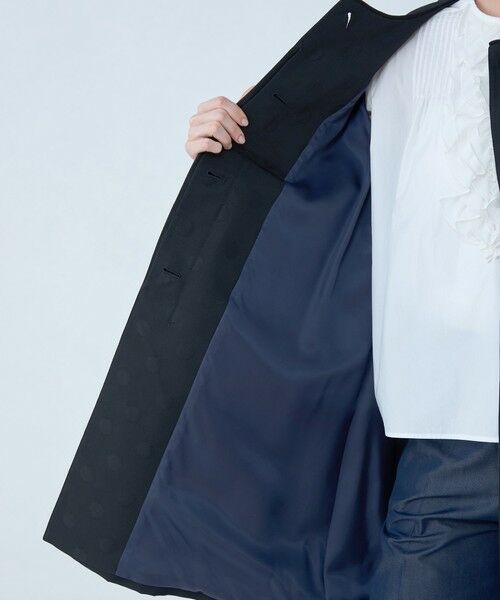 TOMORROWLAND / トゥモローランド その他アウター | ドットグログラン パフノーカラーコート | 詳細5