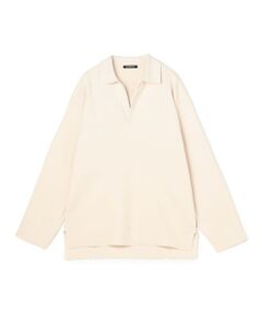 TOMORROWLAND / トゥモローランド ニット・セーター | ミラノリブ ポロカラー プルオーバーニット