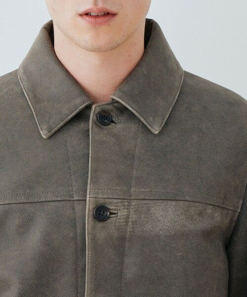 TOMORROWLAND / トゥモローランド レザーブルゾン・ジャケット | ヴィンテージラムレザー サドルスリーブブルゾン | 詳細6