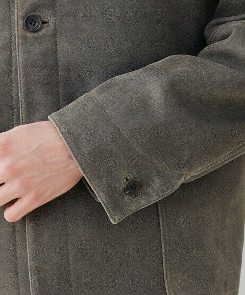 TOMORROWLAND / トゥモローランド レザーブルゾン・ジャケット | ヴィンテージラムレザー サドルスリーブブルゾン | 詳細7