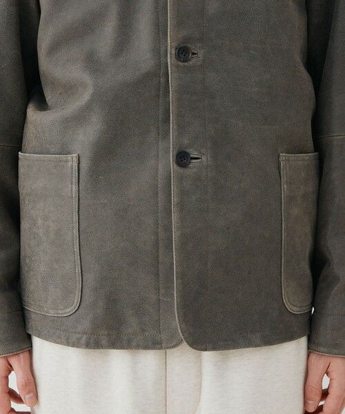 TOMORROWLAND / トゥモローランド レザーブルゾン・ジャケット | ヴィンテージラムレザー サドルスリーブブルゾン | 詳細9