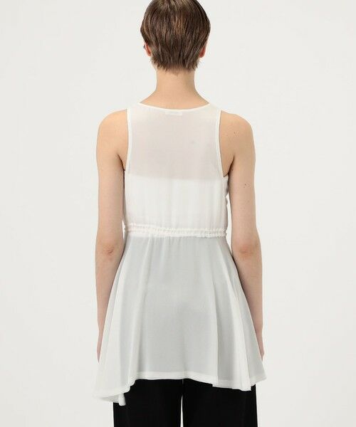 TOMORROWLAND / トゥモローランド シャツ・ブラウス | シルクジョーゼット ペプラムノースリーブブラウス | 詳細5