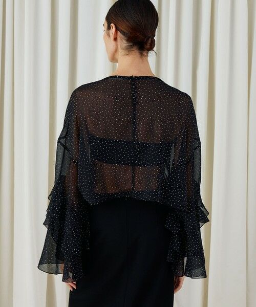 TOMORROWLAND / トゥモローランド シャツ・ブラウス（半袖以外） | メタルドットプリント フリルスリーブブラウス | 詳細5