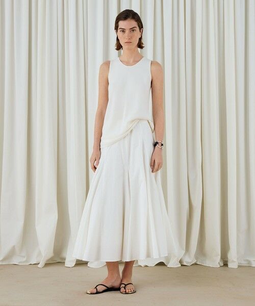 TOMORROWLAND / トゥモローランド シャツ・ブラウス | ライトダブルクロス ノースリーブトップス | 詳細1