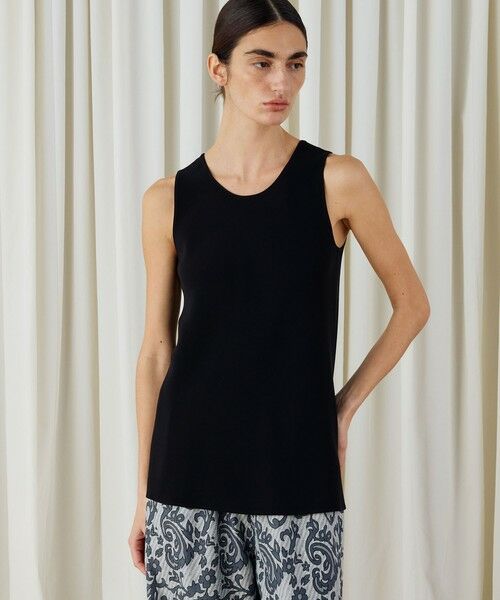 TOMORROWLAND / トゥモローランド シャツ・ブラウス | ライトダブルクロス ノースリーブトップス | 詳細3