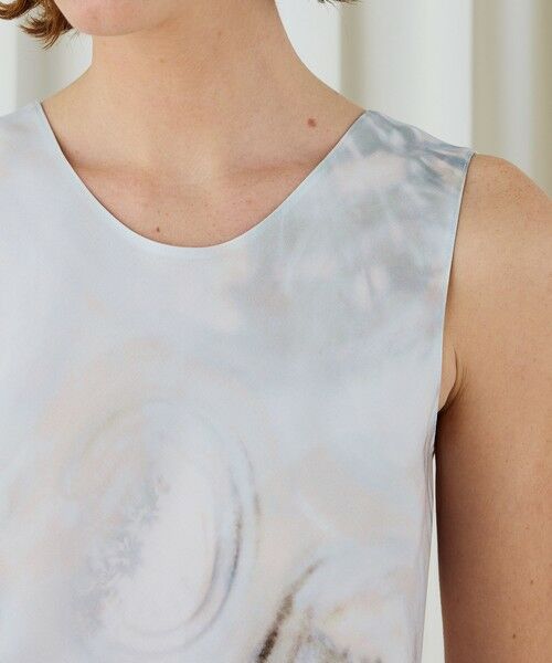 TOMORROWLAND / トゥモローランド シャツ・ブラウス | リップルプリント ノースリーブトップス | 詳細5