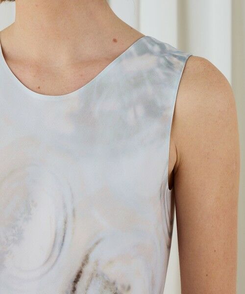 TOMORROWLAND / トゥモローランド シャツ・ブラウス | リップルプリント ノースリーブトップス | 詳細6