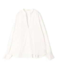 TOMORROWLAND / トゥモローランド シャツ・ブラウス（半袖以外） | コットンストレッチポプリン ボリュームスリーブブラウス