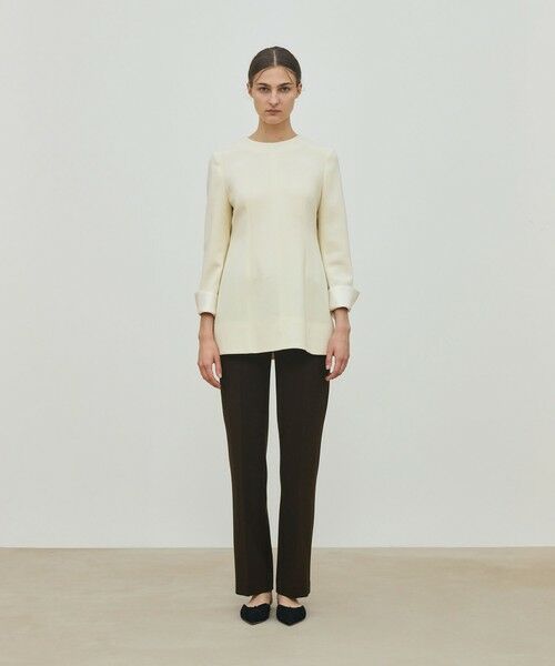 TOMORROWLAND / トゥモローランド シャツ・ブラウス（半袖以外） | ウールジョーゼット プルオーバーブラウス | 詳細1