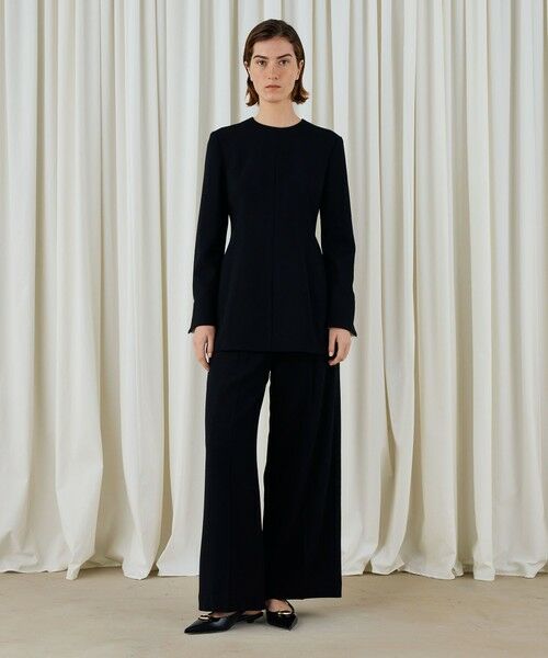 TOMORROWLAND / トゥモローランド シャツ・ブラウス（半袖以外） | ウールジョーゼット プルオーバーブラウス | 詳細9