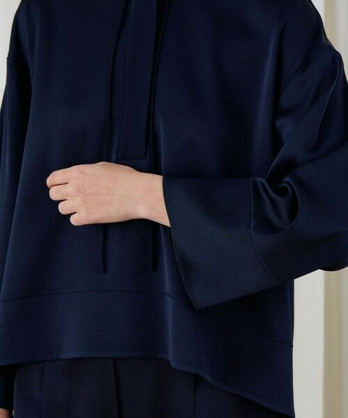 TOMORROWLAND / トゥモローランド シャツ・ブラウス（半袖以外） | サテンジョーゼット プルオーバーブラウス | 詳細7