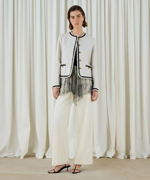 TOMORROWLAND / トゥモローランド シャツ・ブラウス | コードリーレース ペプラムノースリーブブラウス | 詳細1