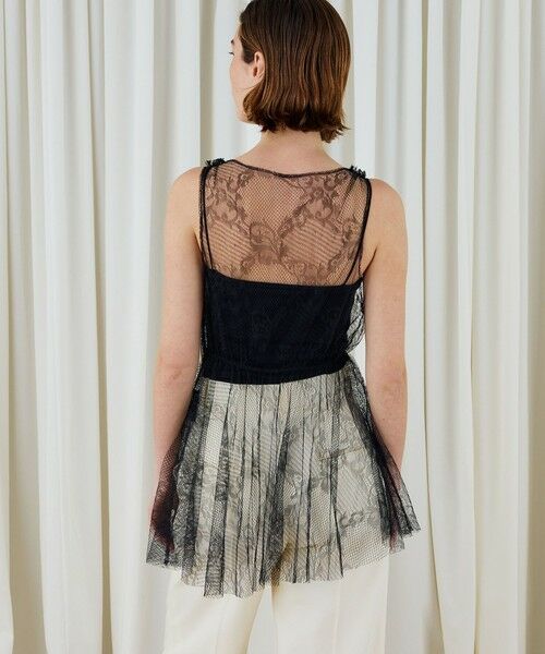 TOMORROWLAND / トゥモローランド シャツ・ブラウス | コードリーレース ペプラムノースリーブブラウス | 詳細5