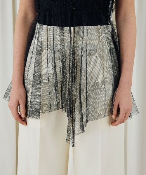 TOMORROWLAND / トゥモローランド シャツ・ブラウス | コードリーレース ペプラムノースリーブブラウス | 詳細8